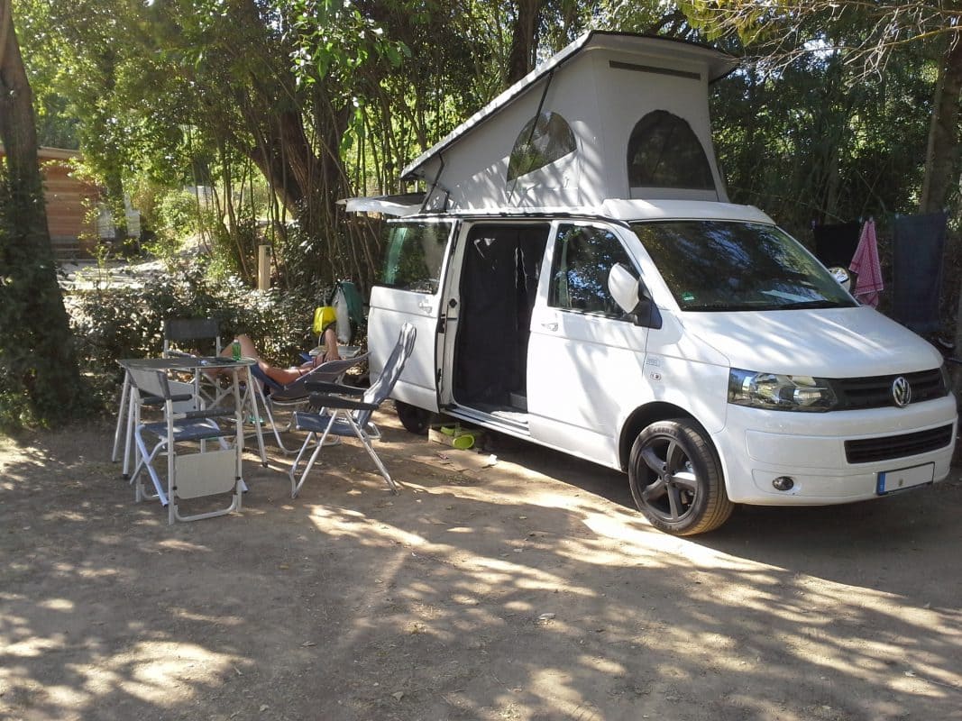 WSR Caravan auf dem Campingplatz